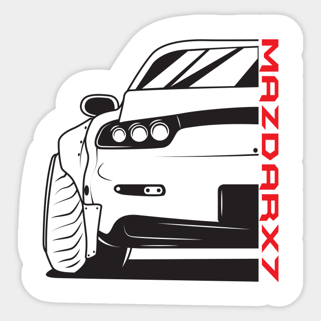 Mazda RX7 Sticker by cungtudaeast